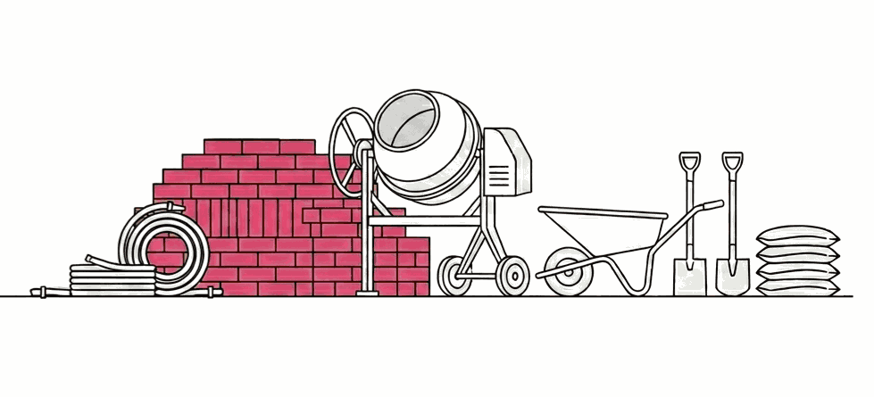 Sketch illustrating the information needed to prepare draft Party Wall notices.